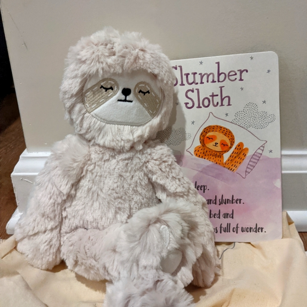 Slumberkins slumber sloth kin NWT with affirmation card
